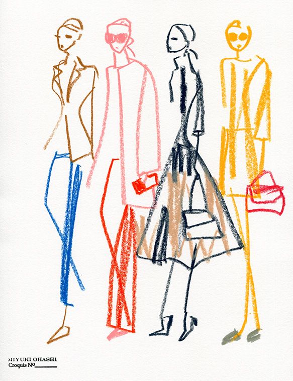 583x759 96 Best Miyuki Ohashi Images On Fashion Drawings