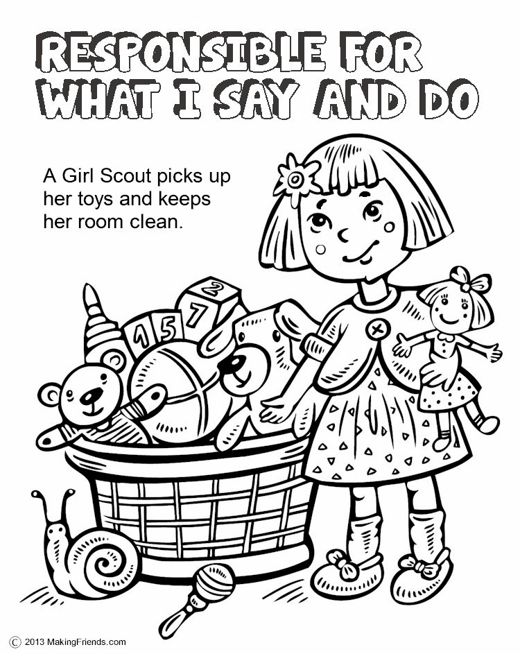 750x943 Responsibility Coloring Pages Kids Coloring Sheets