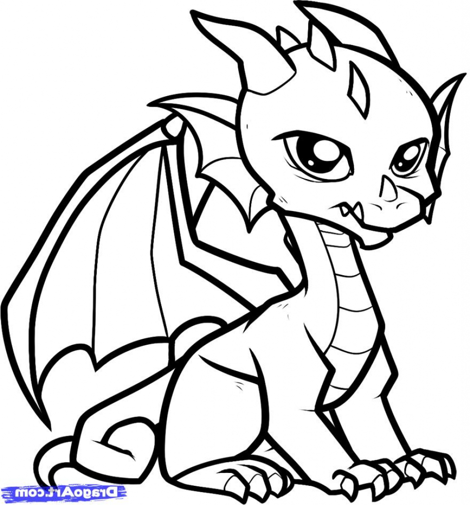953x1024 Pictures How To Draw An Easy Dragon Youtube,