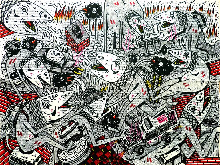 770x578 Saatchi Art The Return Of The Gods Drawing By Vicente Aguado