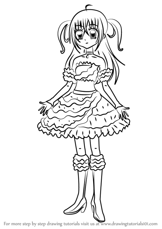 567x800 Learn How To Draw Tsukishima Kirari From Kirarin Revolution