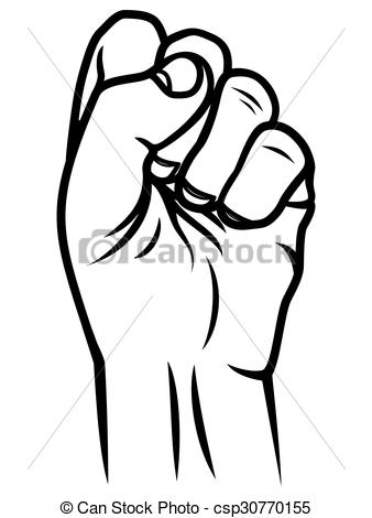 338x470 Revolution Fist Clipart Vector