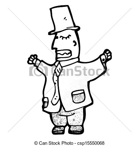 450x470 Rich Man Cartoon Stock Illustration