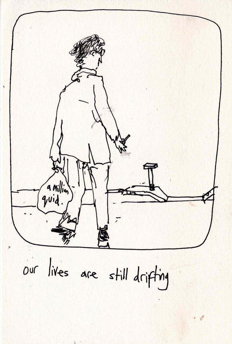 770x1144 Saatchi Art Cash Rich Drawing By Marc Renshaw