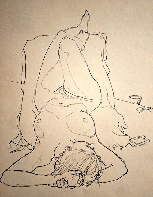 500x643 Zeigarnik Thursday Morning Life Drawing (By Newsillustrator