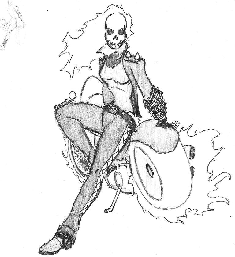 768x839 Ghost Rider Female By Samwisetheawesome