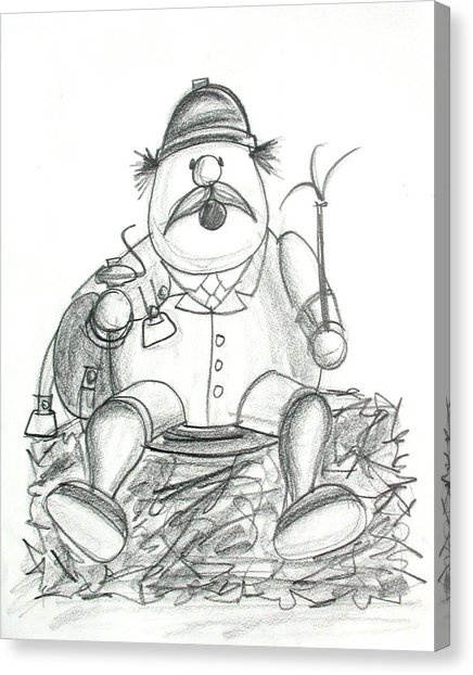 436x622 Steinbach German Rider Ornament Sketch Drawing By Andrew Fling