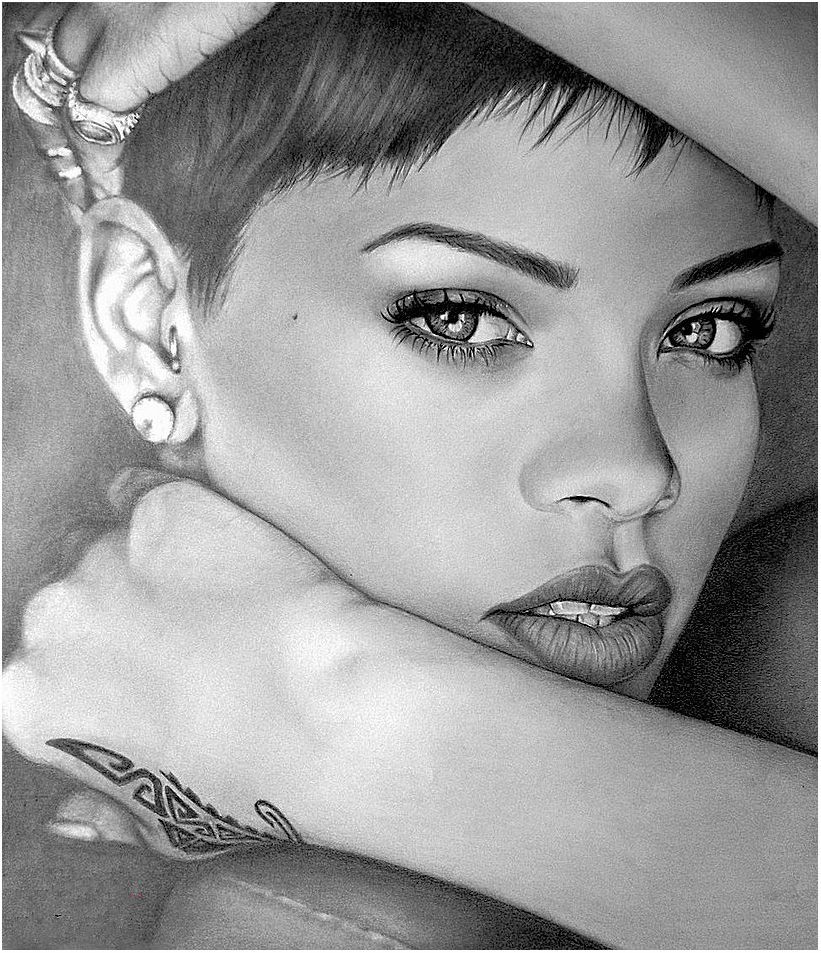 821x953 Rihanna Drawing Rihanna Rihanna