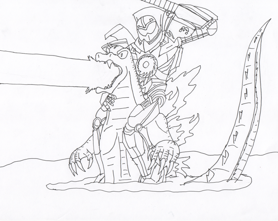 965x768 Pacific Rim X Godzilla By Mrtomo