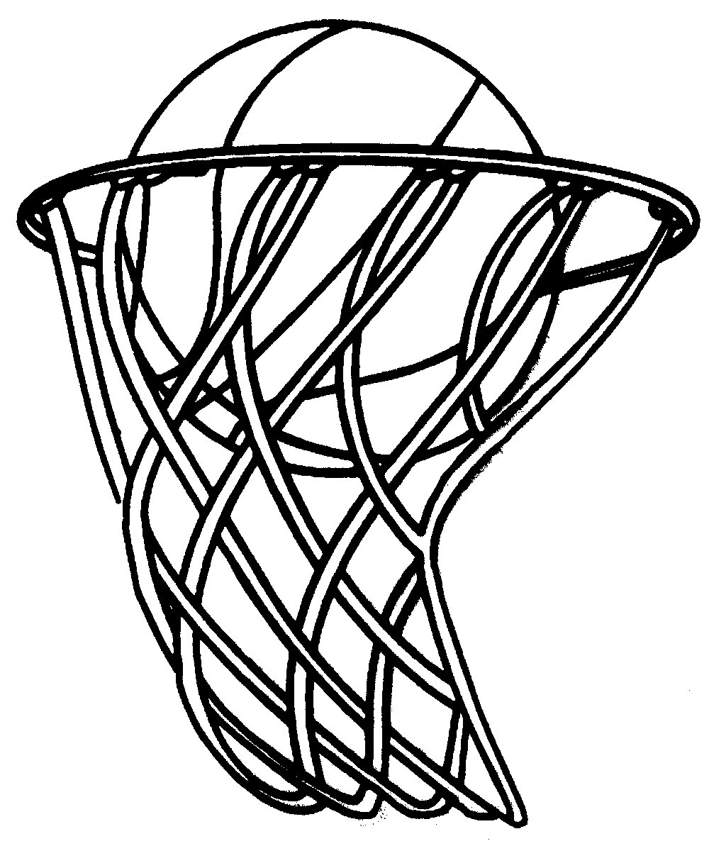 1000x1193 Wonderful Basketball Hoop Drawing 0 Rim 53 Dawsonmmp Com Unusual