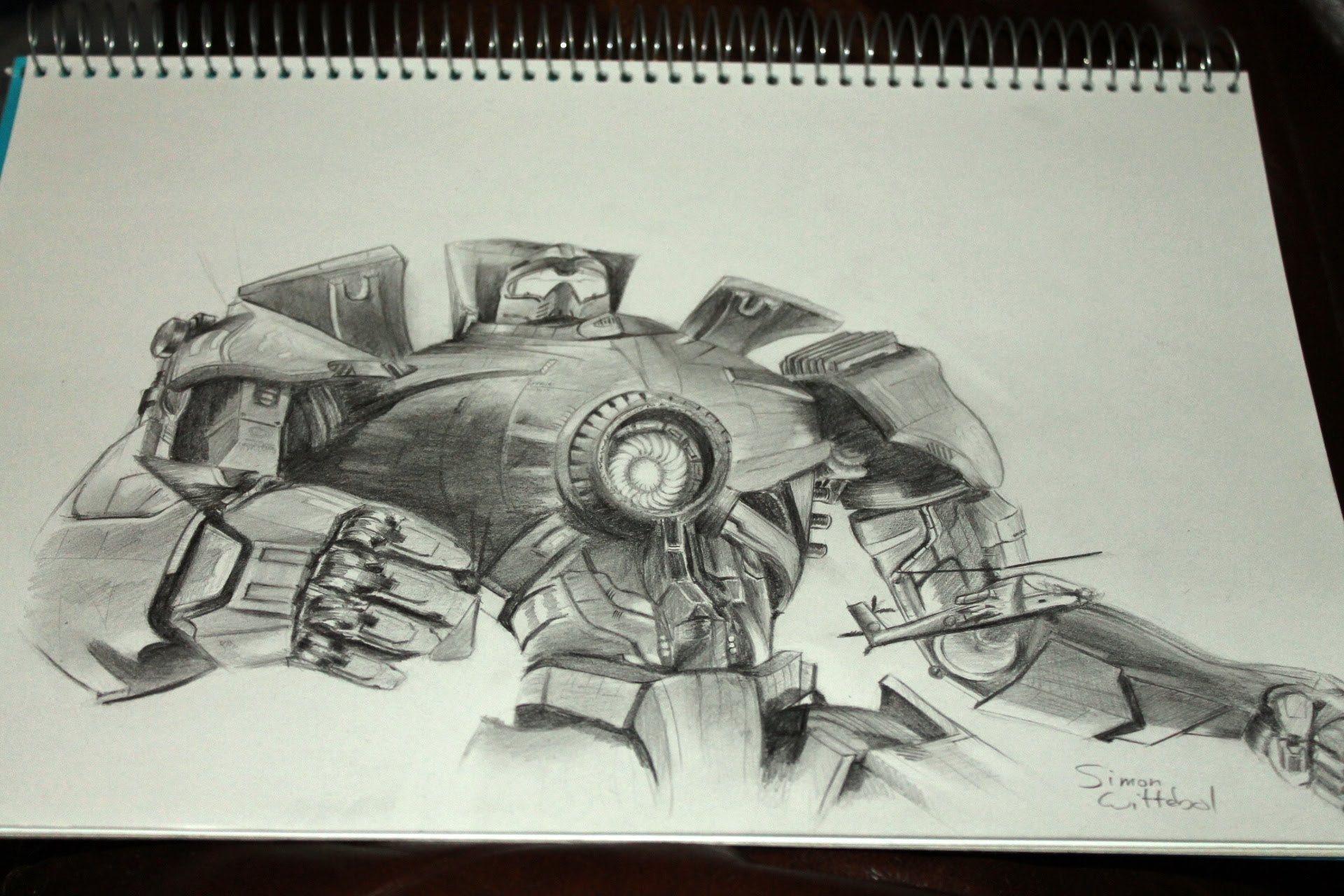 1920x1280 Pacific Rim Drawing