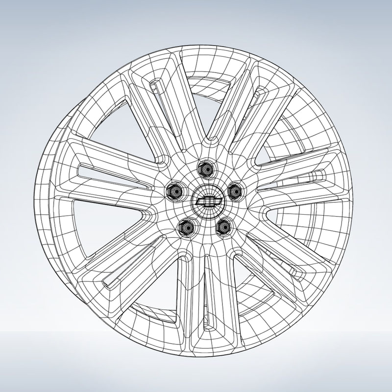 800x800 Chevrolet Caprice Rim 3d Model