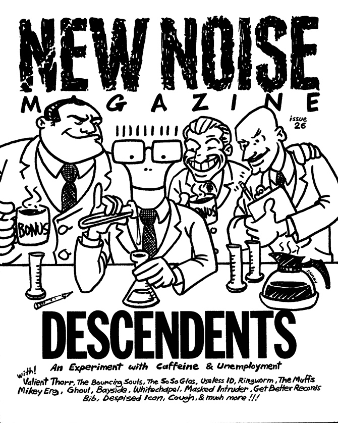 670x838 Issue 26 Cover Ft. Descendents W Flexi (Chris Shary Illustrated)