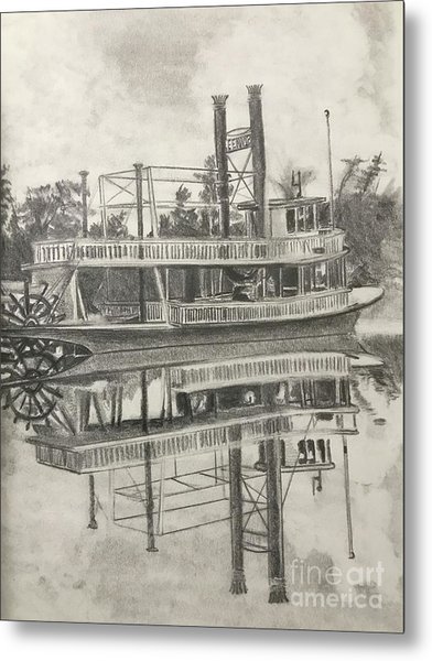 392x600 Riverboat Drawing By Robert Ray