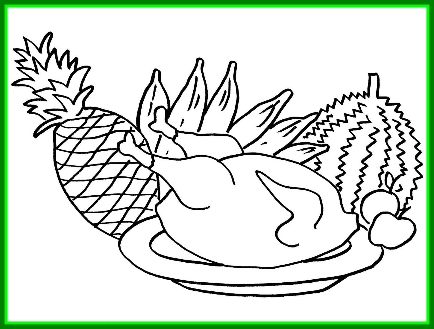 1450x1100 Amazing Roast Turkey Coloring Vector Of Cartoon Shivering Cold