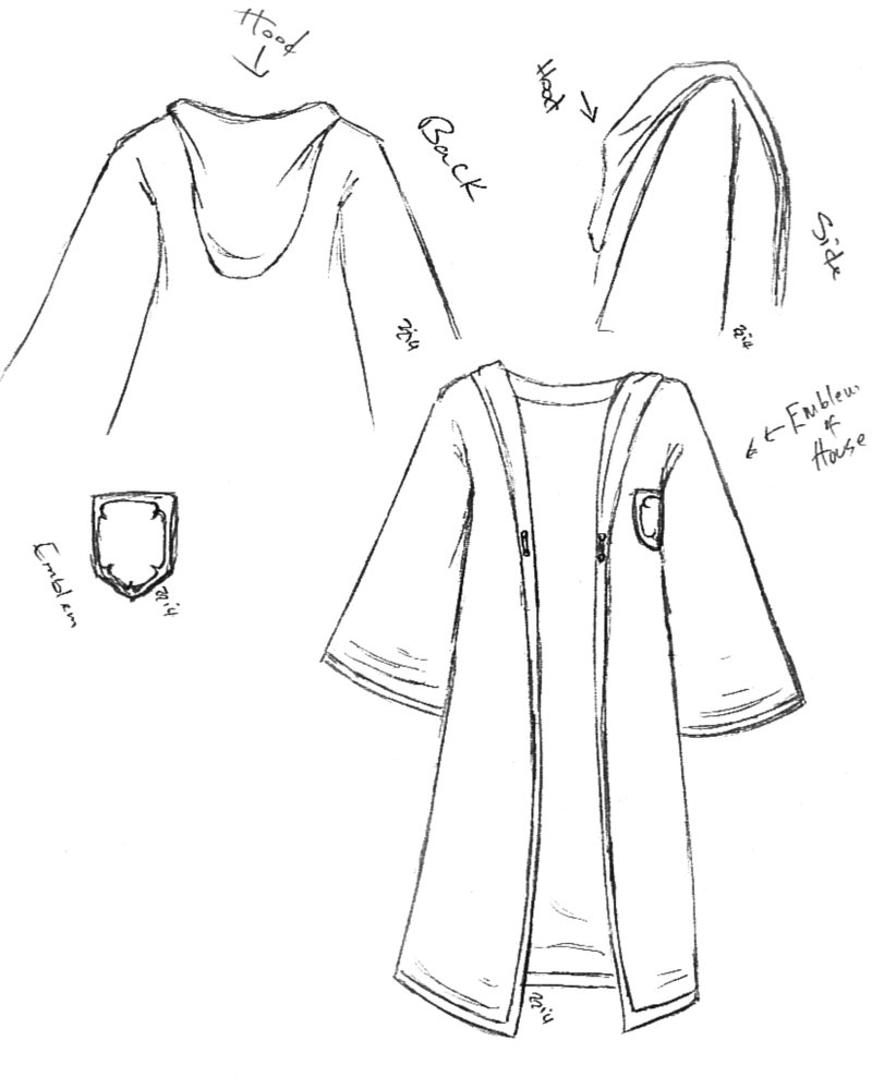 800x999 Normal Hogwarts Student Robes By Cammerel