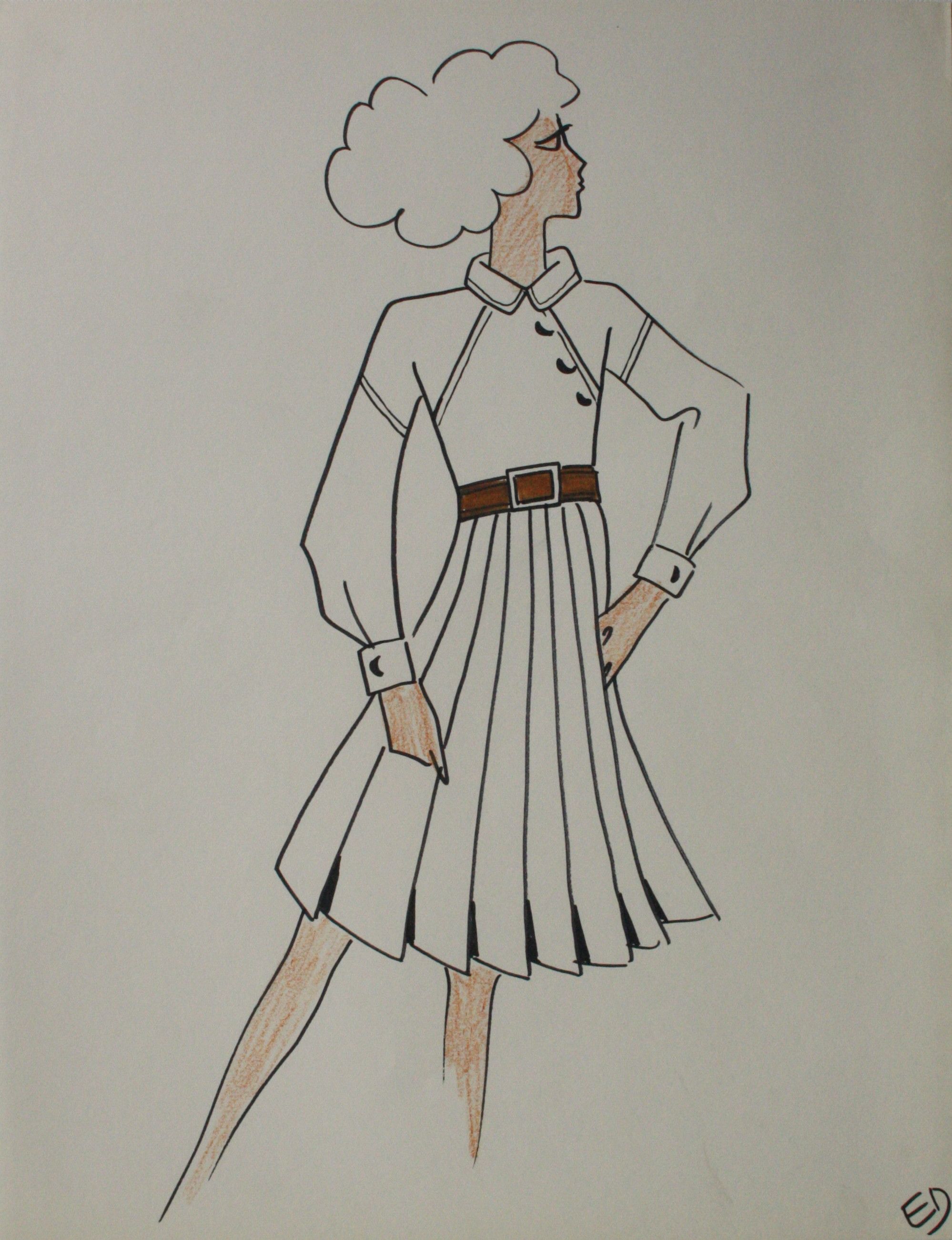 1998x2603 Jean Eden (1924 2013) Original Vintage Drawing