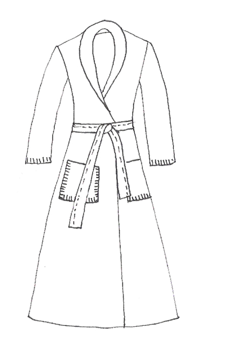 450x700 Harris Tweed Dressing Gown Roobedo