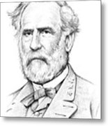 155x180 Robert E. Lee Metal Print By Greg Joens