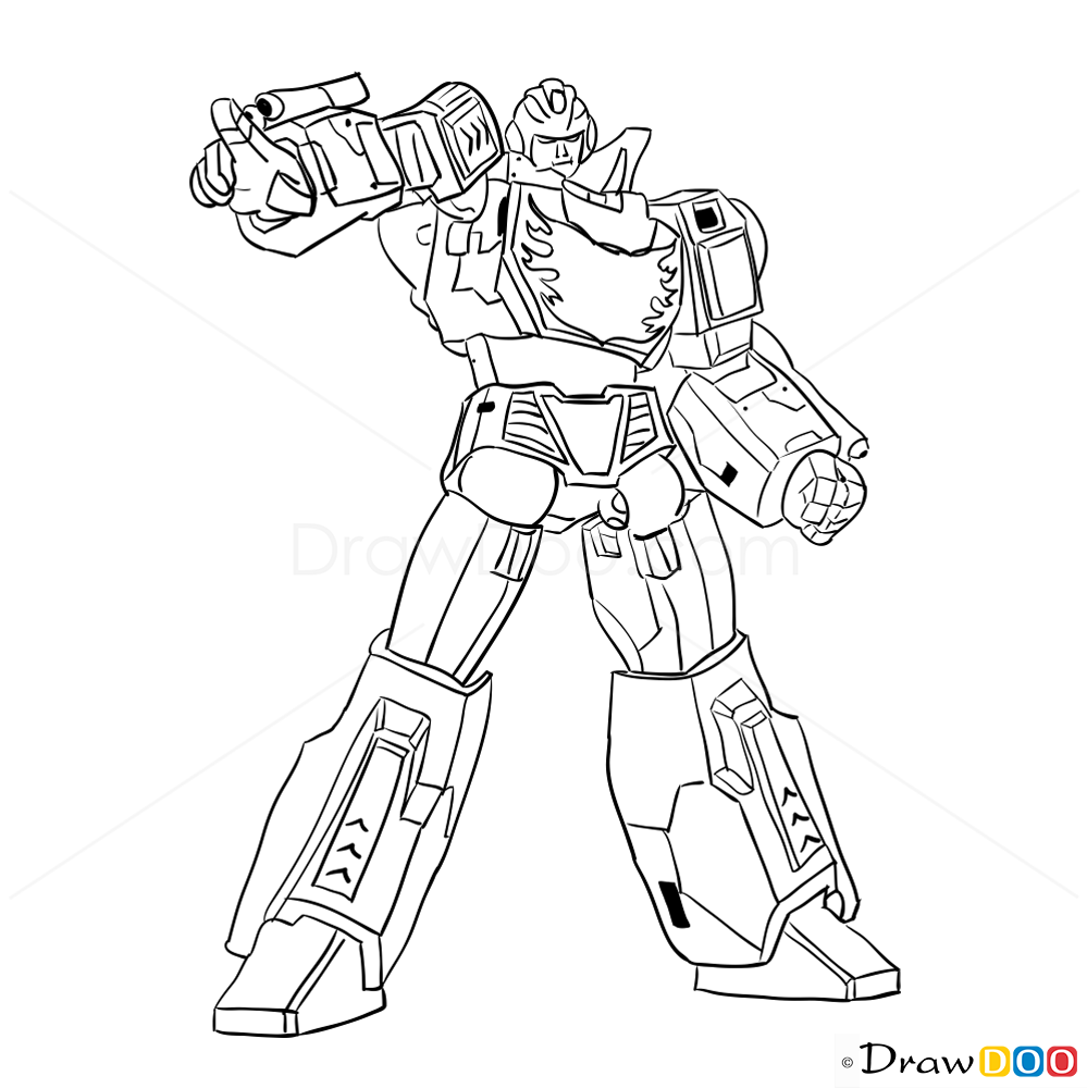 999x1000 How To Draw Hotrod, Transformers