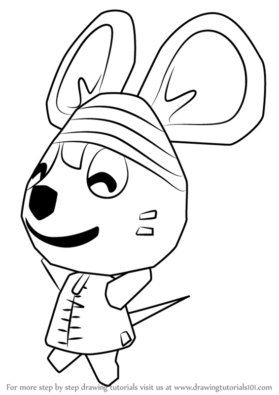 566x800 Learn How To Draw Rod From Animal Crossing (Animal Crossing) Step
