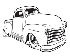 236x188 Rat Fink Style Art Photo Chris A Sedan Line Drawing.jpg Rat