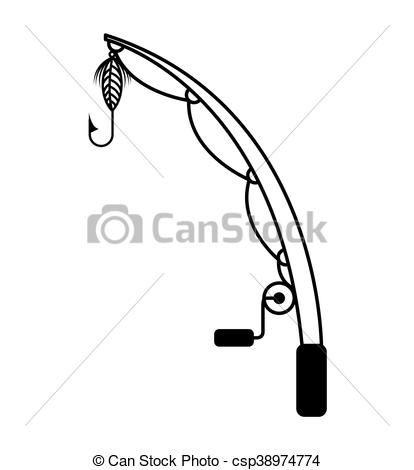 414x470 Rod Professional Equipment Icon Vector Illustration Design Vectors