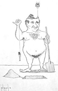 193x300 The Misogynist 10 X 14 Ink Drawing By Rod Rogers Ebay