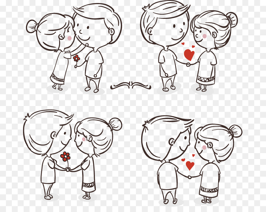 900x720 Drawing Romance Love Couple Cartoon