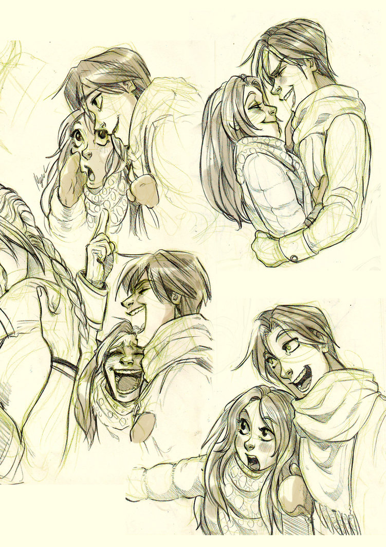 751x1063 Romantic Sketches By Myed89