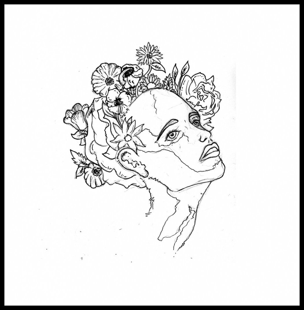 1052x1074 The Best Crown Drawing Tumblr At Getdrawings For Personal Use