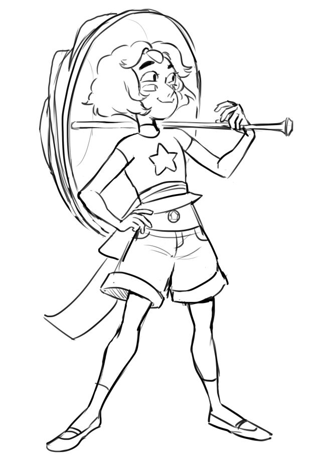 640x937 Steven Universe Rose Quartz Palette References Coloring Pages