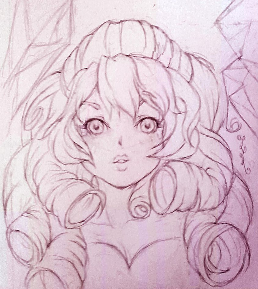 845x946 Rose Quartz Sketch By Yangspirit