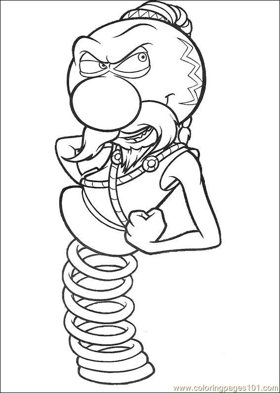 567x794 The Magic Roundabout 04 Coloring Page