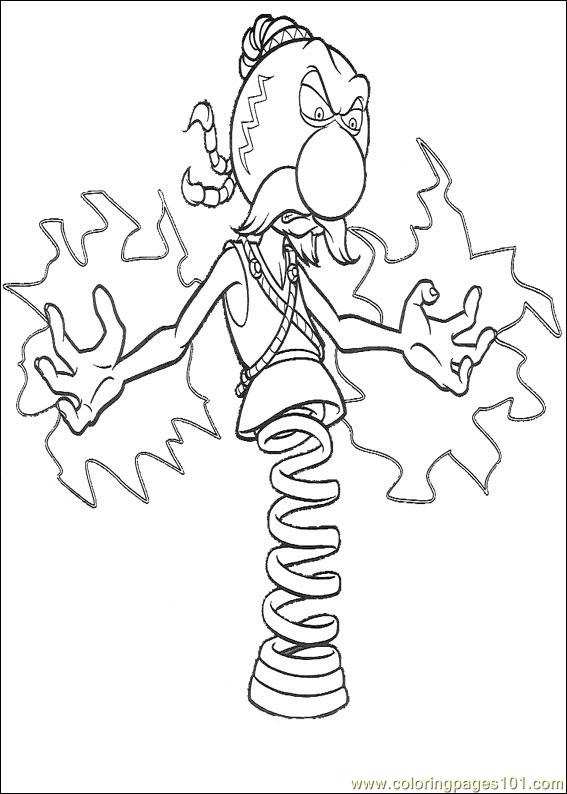 567x794 The Magic Roundabout 09 Coloring Page