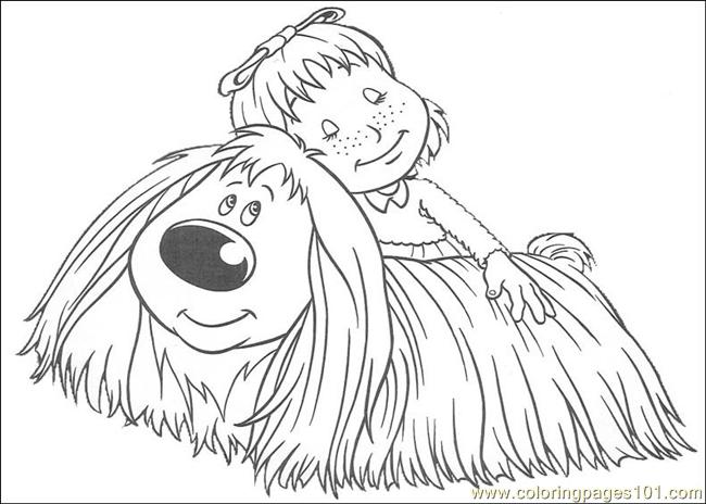 650x464 The Magic Roundabout 26 Coloring Page