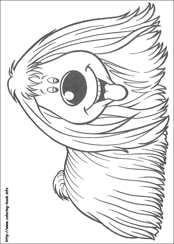 567x794 The Magic Roundabout Coloring Picture