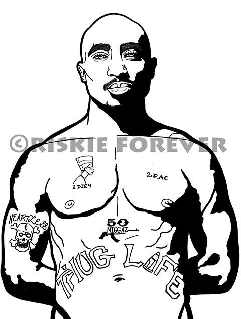 480x635 Unauthorized Death Row Records Coloring Book Riskie