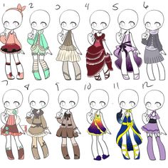 236x236 Outfit Adopt Set[Open] 16 By Yuki White Base Clothes I Can Use