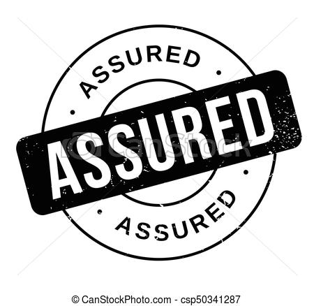 450x438 Assured Rubber Stamp. Grunge Design With Dust Scratches . Vector