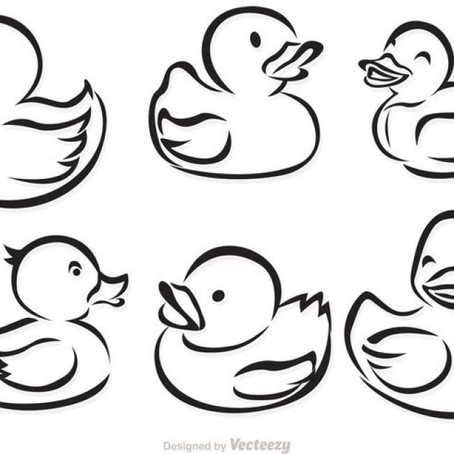 650x650 Better Rubber Duck Outline Ducky Drawing At Ge