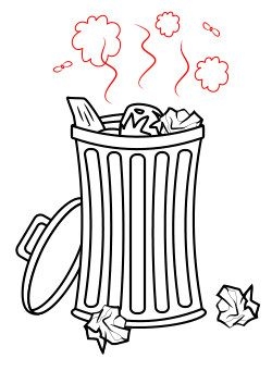 250x341 Garbage Drawing Home Design