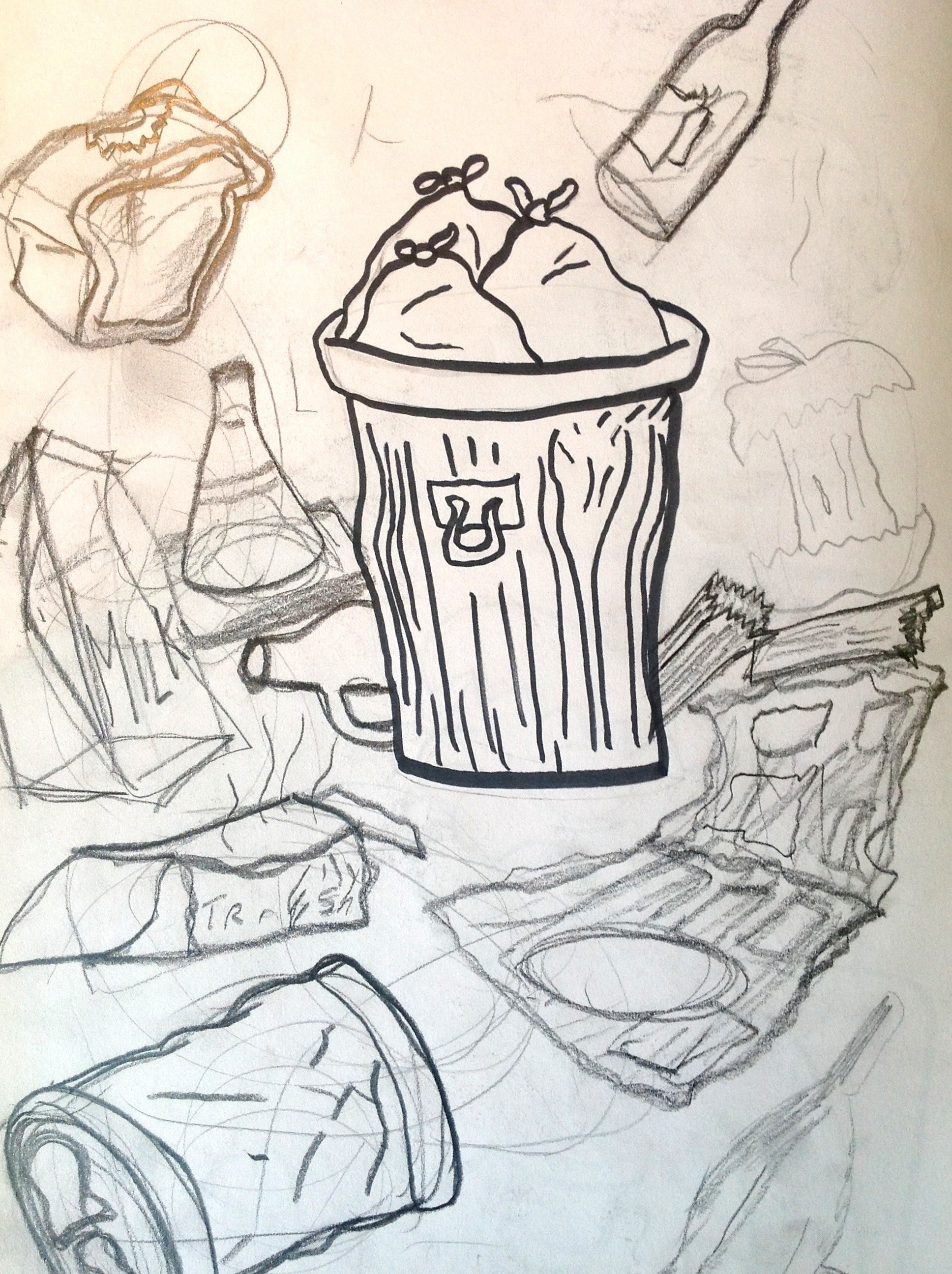 1936x2592 Garbage Drawings