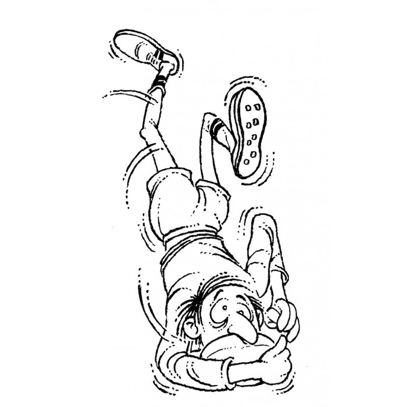 800x800 Funny Rugby Rubber Stamp