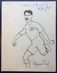 237x300 Julien Combe, Stade Francais Rugby, Drawing By Ronsague Privas