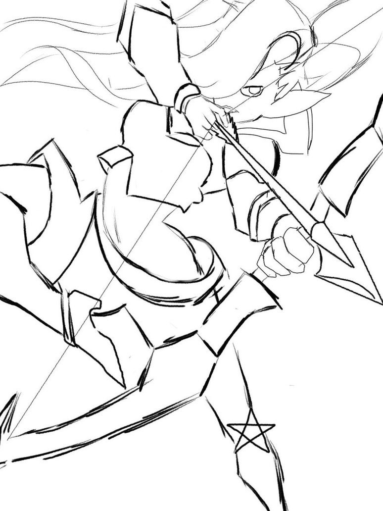 774x1032 Lufia From Magic Rush (Sketch) By Thedeviantphoenix