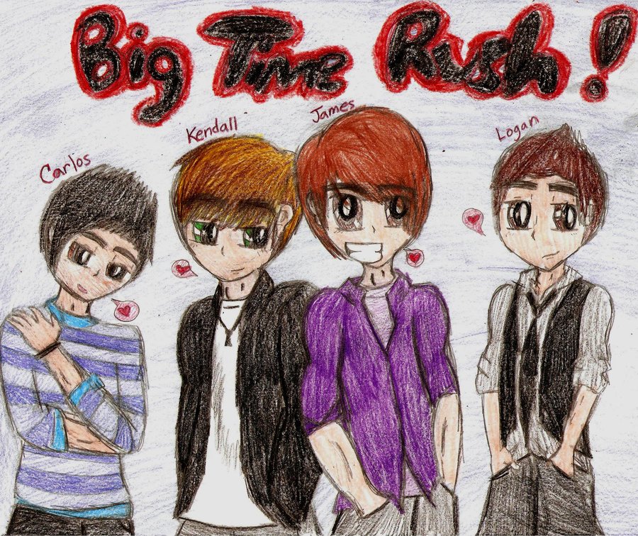 900x756 Big Time Rush By Bluemichko