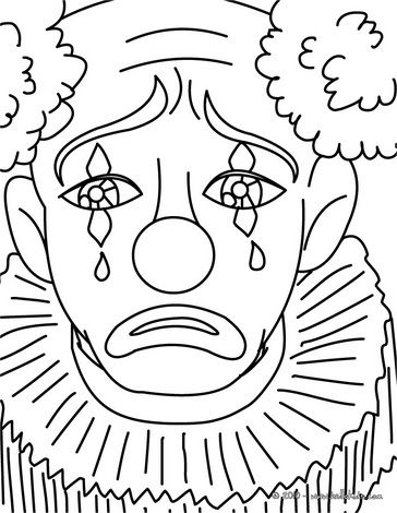 364x470 Sad Clown Coloring Page Send In The Clowns