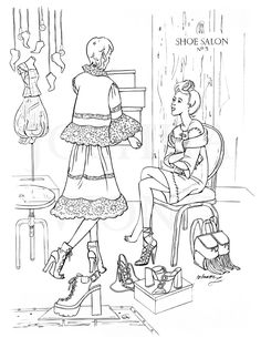 236x314 By Joshua Wong Color Fashion Doodles Zentangles