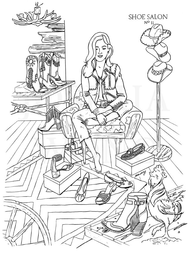 648x864 By Joshua Wong Color Fashion Salons, Brush Pen